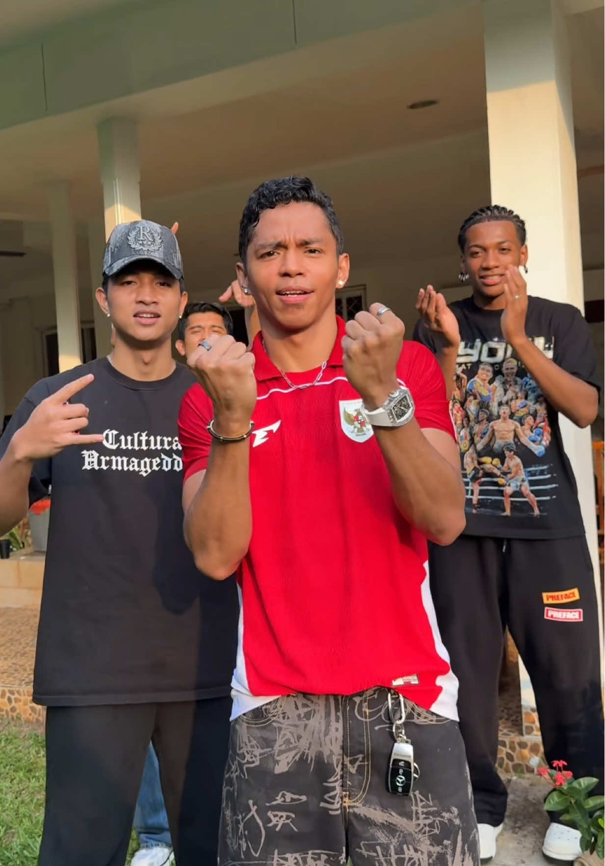 Timur ke barat, baku hisap #kkajhe 