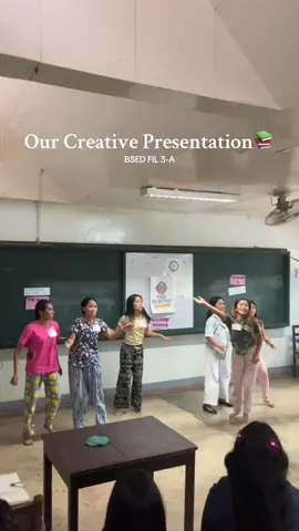 This is how Educ students present creatively❤️ CMU #3rdyear #college #educstudent #centralmindanaouniversity #creativeperformance 