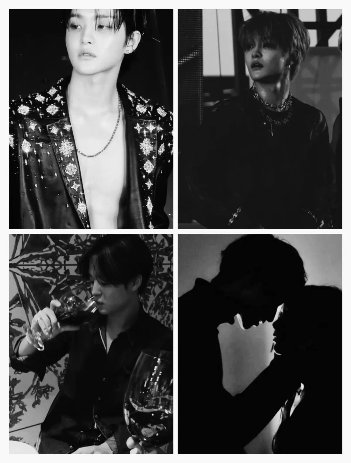 Langit malam berat, awan gelap menutup bulan. Trotoar sepi, lampu jalan remang. Y/N berjalan sendirian, hoodie tertutup rapat, earphone terpasang. Tapi meski musik mengalun di telinganya, ada suara lain  langkah kaki, pelan tapi konsisten. Dia berhenti. Menoleh Kosong Jantungnya mulai berdegup cepat. Dia percepat langkah. Baru beberapa meter, sebuah tangan besar tiba-tiba menariknya dari samping. “Akh—!” teriaknya terputus, telapak tangan dingin menutup mulutnya. Tubuhnya dipaksa menempel ke dinding lembab dan dingin. Nafasnya memburu, matanya membelalak. Jihoon. Rambutnya berantakan, matanya merah seperti nggak tidur semalaman, nafasnya kasar menyapu wajah Y/N. Ada kilatan gila di sana. “Lo tau nggak… berapa lama gue nunggu biar lo sendirian?” suaranya serak, berat. Y/N meronta, tapi pegangan di pergelangannya seperti besi. “Jihoon, lepasin—” “Diam!” desisnya. Dia makin mendekat, tubuhnya menekan Y/N sampai punggungnya benar-benar terjepit di dinding. “Dari semua tempat yang lo datengin, dari semua orang yang lo temuin… gue selalu ada. Gue selalu liatin lo. Tapi lo? Lo nggak pernah liat gue. Lo sibuk ketawa sama mereka…” matanya menyipit, rahangnya mengeras. “…dan gue muak.” Tangan satunya menggeser hoodie Y/N ke bawah, menyentuh lehernya yang dingin. “Lo pikir gue mau diem liat cowok lain berdiri deket lo? Senyum ke lo?” Dia menarik napas dalam, hidungnya hampir menyentuh kulit Y/N. “Lo pikir gue bakal biarin?” Y/N berusaha mendorong dadanya, tapi dia malah meraih kedua pergelangan tangannya dan menahannya di atas kepala. “Jangan coba-coba kabur.” Dia menyeret Y/N keluar gang, langkahnya cepat dan kasar. Di ujung sana, sebuah mobil van hitam menunggu. Pintu mobil dibuka keras, dan sebelum Y/N sempat berpikir untuk teriak, tubuhnya sudah didorong masuk. Jihoon menyusul, lututnya menahan paha Y/N supaya nggak bisa bergerak. Tali hitam entah dari mana sudah melilit pergelangan tangannya. Mobil melaju. Lampu kota menjauh. Hening, kecuali suara ban menggilas jalan basah. Jihoon duduk miring menghadap Y/N. Tatapannya tajam, tapi tangannya justru bergerak perlahan menyentuh wajahnya. “Lo ngerti nggak… mulai malam ini, nggak ada yang bisa nyentuh lo. Nggak ada yang bisa liat lo. Nggak ada yang bisa ngobrol sama lo… kecuali gue.” Jari-jarinya menelusuri pipi, turun ke dagu, lalu berhenti di bibir. “Gue nggak peduli lo mau benci gue. Gue cuma mau lo di sini.” Mobil berhenti di depan apartemen gelap. Jihoon menarik Y/N keluar, tali di tangannya tetap terikat. Dia membuka pintu, mendorong Y/N masuk ke ruangan tanpa lampu. Begitu pintu terkunci, dia menekan tubuh Y/N ke tembok lagi, tapi kali ini lebih dekat. Nafasnya panas di telinga. “Mulai malam ini… lo punya satu rumah. Sama gue. Dan lo nggak akan pernah pergi.” Tangannya mencengkeram pinggang Y/N, menariknya sedikit maju. “Gue udah tahan cukup lama. Sekarang… giliran lo ngerasain, Y/N.” #foryou #oneshoot #pov #jihoon 