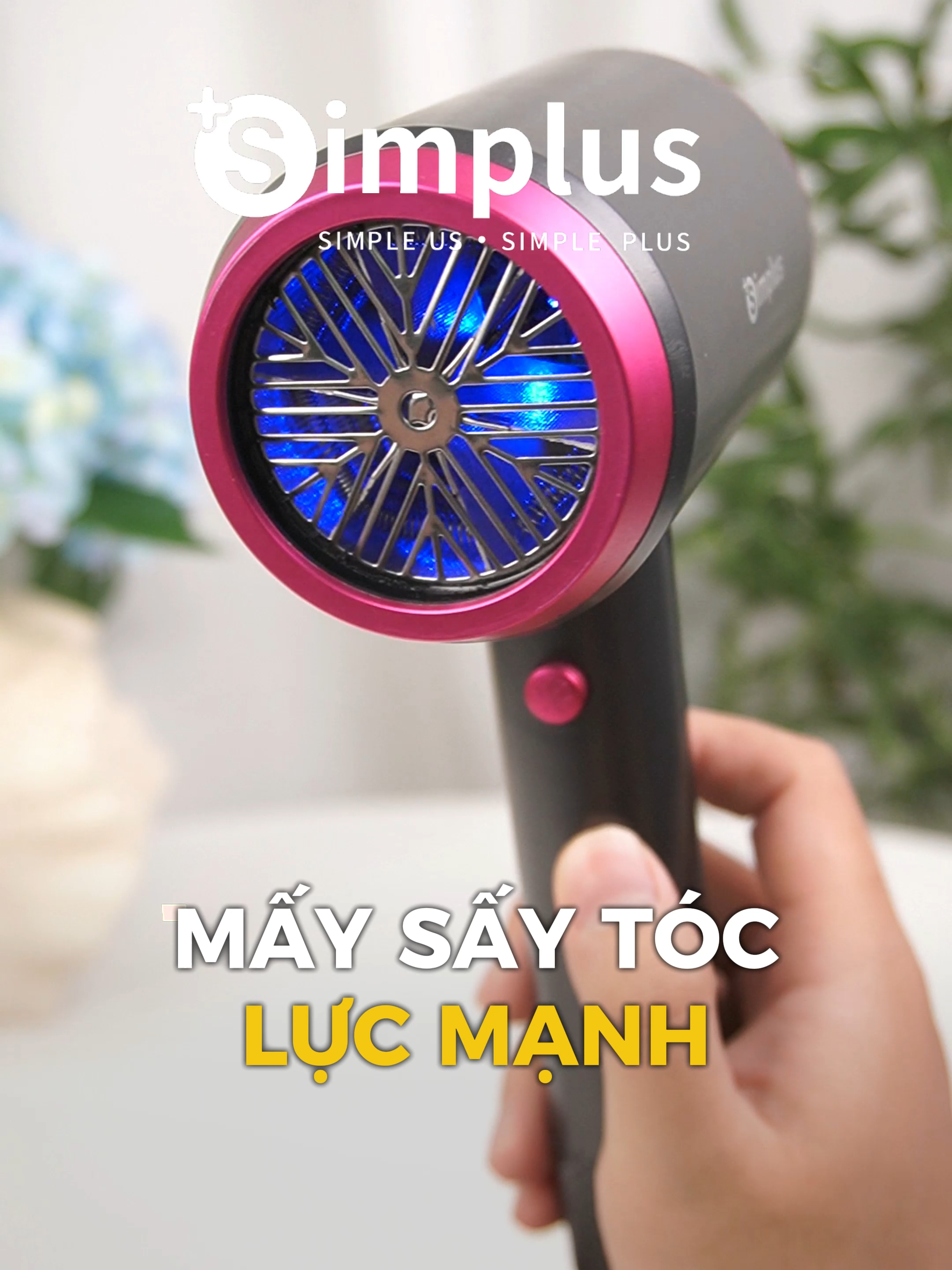 Máy sấy tóc lực mạnh đa năng #simplus #simplusvn #simplusvietnam #maysaytoc #maysaytoc2chieu