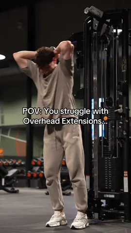 Top tier exercise… if done correctly | Think about pushing the weight up towards the ceiling✅| #gymtips #triceps #fyppp #foryoupageee #gym 