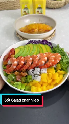 Sốt chanh leo không chỉ trộn salad mà làm mấy món cá hồi sốt chanh leo, gà áp chảo cũng hợp nữa nè#bepnhachin #xuhuong #homnayangi #sotchanhleo #salad 