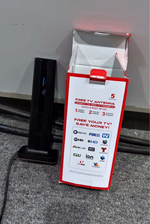 Antena de TV Digital HD 1080P/4K con señal de largo alcance 📡📺 ¡Disfruta tus canales favoritos con calidad increíble y sin pagar cable#antenna#tv#hd#4k#SummerSale  