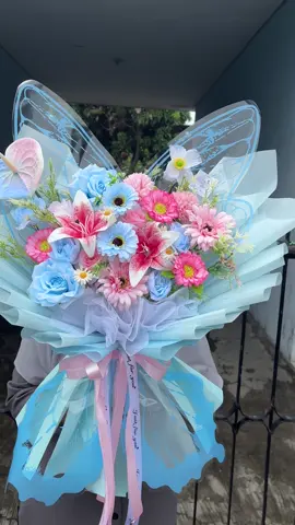 Buket bunga kupu kupu #buketmedanpancing #fyp 