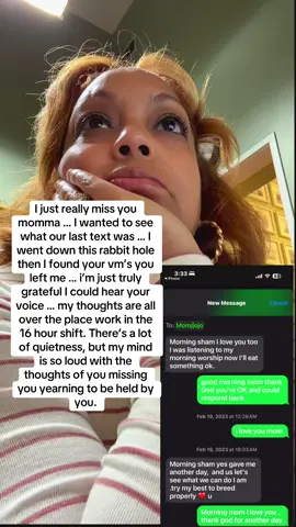 Random thoughts in the a.m.  I miss the essence of you, mother