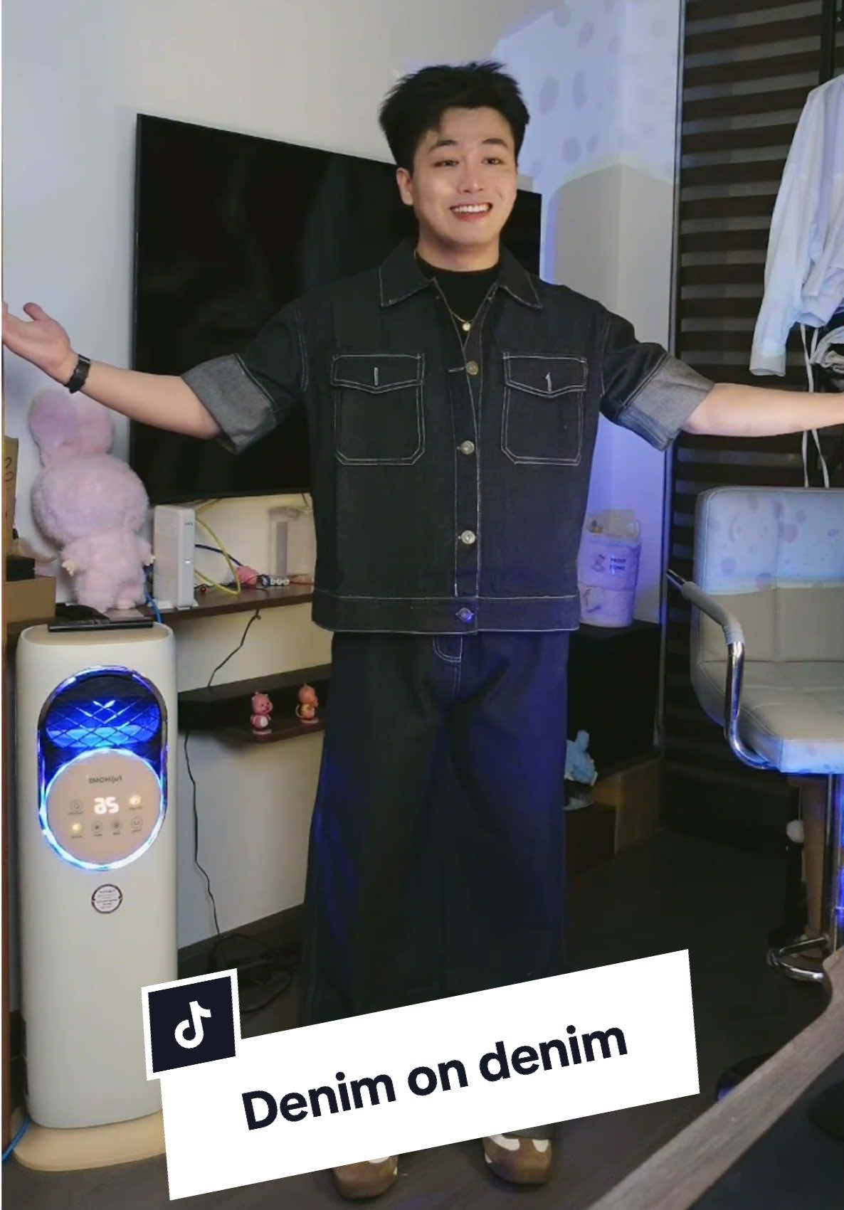 Nguyên một set đẹp kengg, anh em tham khảo nhé 🔥 #tuananhdang #tuncanwear #myoutfit #denim #denimondenim 