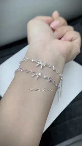 Lắc tay nơ xinh #trangsucbac925 #lactaybacnu #quatangnguoiyeu #ngamiumiu_jewerly 