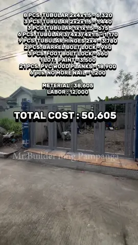Labor and material : 50,605 #constructionlife  #wpc  #contentcreator  #pampangabuilders 