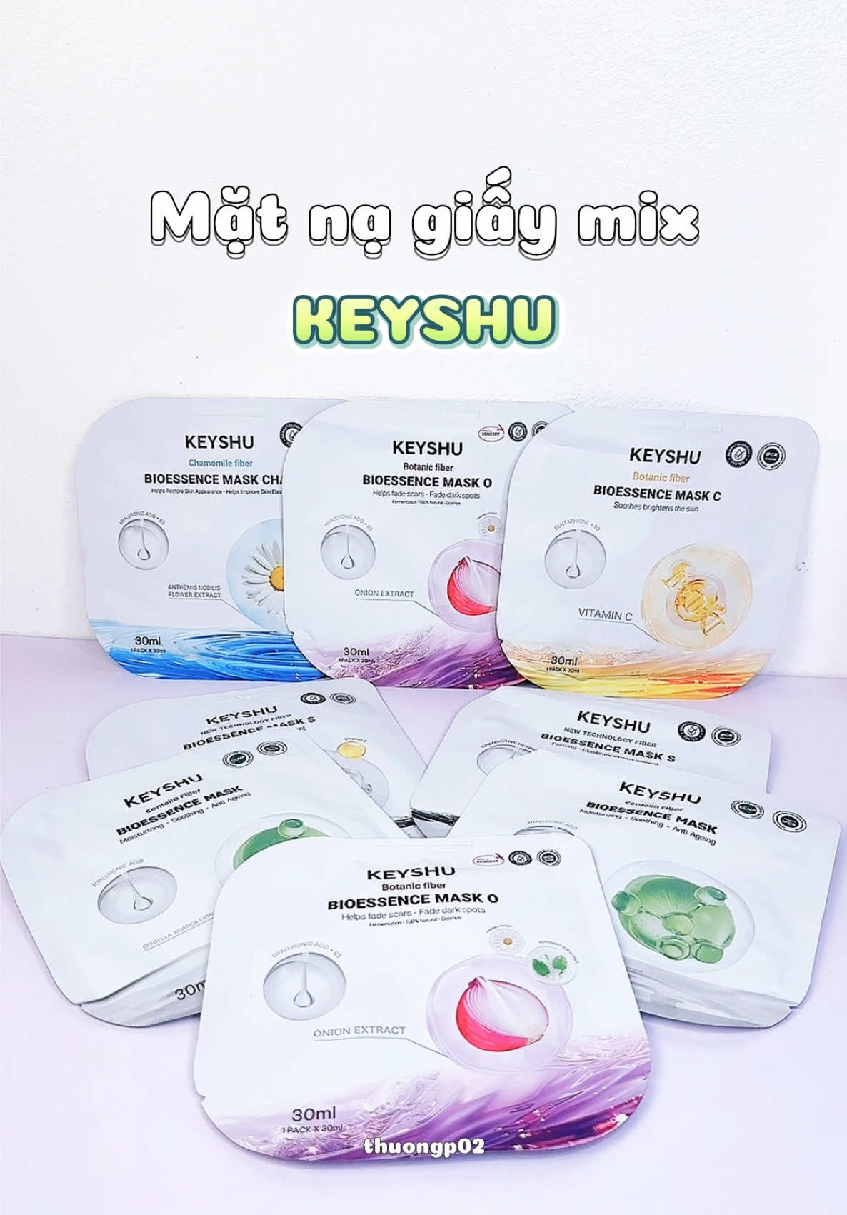 Mặt nạ giấy Keyshu #keyshu #matnakeyshu #xuhuong #goclamdep #reviewlamdep 