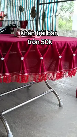 khăn trải bàn tròn 50k,deal  rẻ cho em này #hoathienly3968 #tiepthilienket #xuhuong #khantraiban 