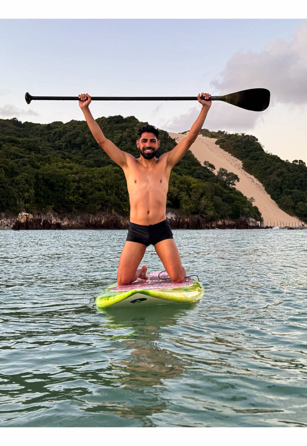 13 de Agosto  Meu aniversário é minha primeira viagem sozinho 🫶🏽 Novos começos, caminhos e esperança 🤞🏼 #pontanegra #mar #standuppaddle #standupnatal #rnnatal 