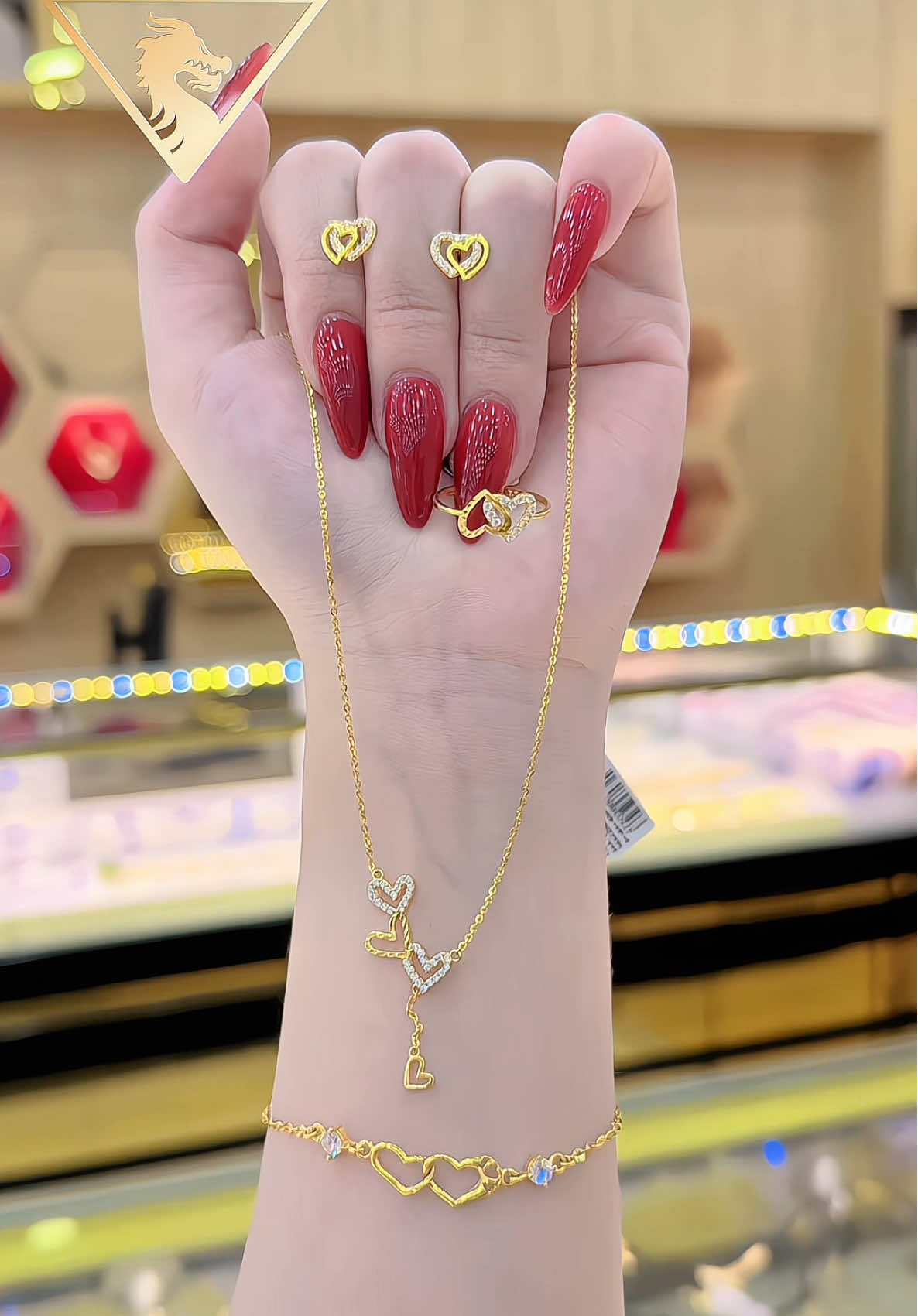 Set tim phối (610) #kimphathiepthanh1 #hiepthanhjewelry #610 #kimphathiepthanh #botrangsuc 