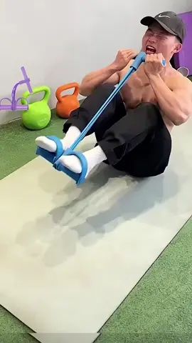 Fazer exercicio em casa Extensor elástico #academia #extensorelastico 