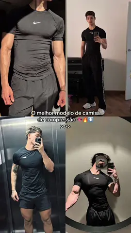 ✨Blusa masculina de compressão manga curta, disponível em todos os tamanhos e cores no carrinho acima, acesse e garanta a sua ✅ . . . ✨ Adicione o cupom de desconto promocional para ganhar mais desconto na compra 🎁 . . . ✨ Esse e outros produtos você encontrar na nossa vitrine acima 🛍️ . . . #academia #gym #ramondinopro #cariani #vaiprofycaramba 