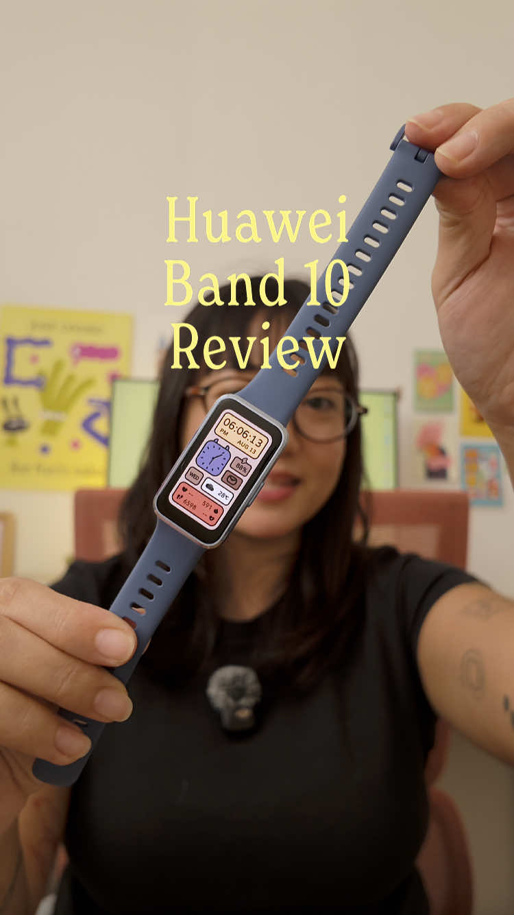 Huawei band 10 review! I love this smart watch and it’s budget friendly 😭 #huaweiband10 #smartwatch #techtok #techreview #maxedoutmojito 
