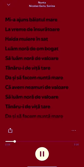 Nicolae Guta, Sorina- Nunta #foryoupage #lyric #oldmusic #romania🇷🇴 #moldova🇲🇩 