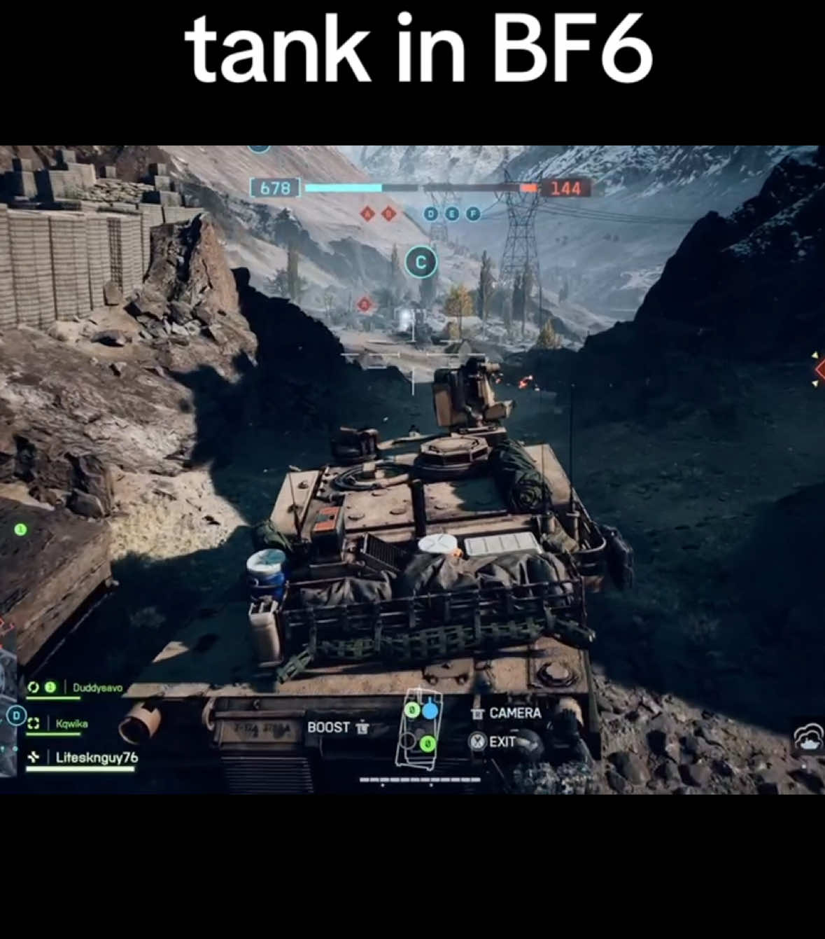 Got me feeling like I’m in Fury #battlefield6 #tank #battlefield #army #foryou 