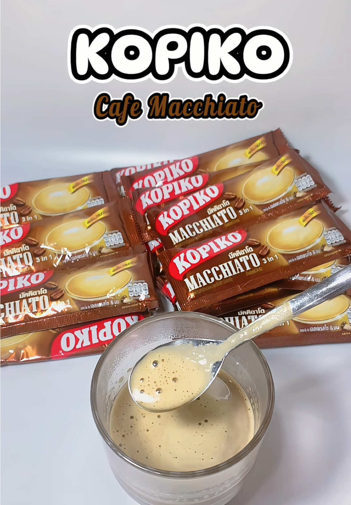 Mỗi ngày không được 1 cốc cafe ☕️ là khó chịu vô cùng ạ. Ai giống em thì thủ dòng cafe macchiato này đi ạ, ngon ngậy dễ uống dã man ấy 🥰 #xuhuong #foryou #cafe #cafethailand #cafekopiko 