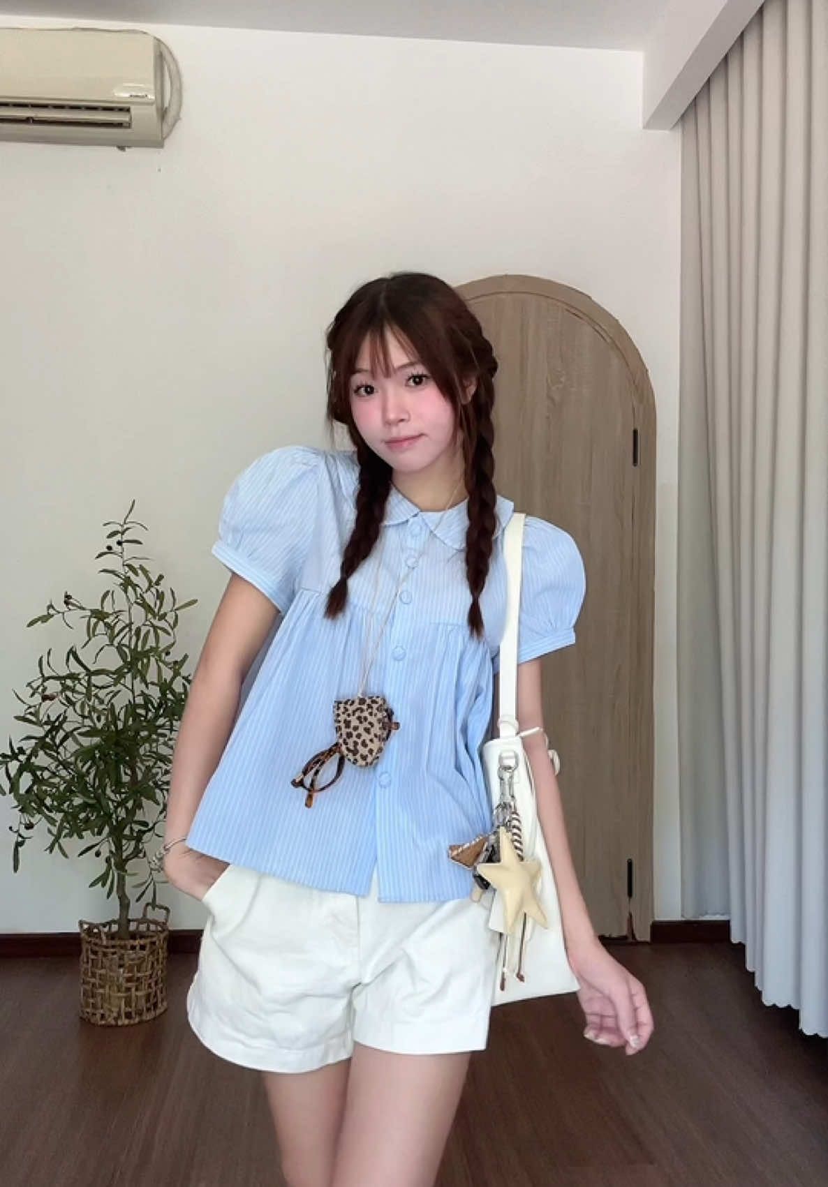 Lên đồ xinh cùng tui nha #tryon #lendo #babydoll #fyp #xuhuong 