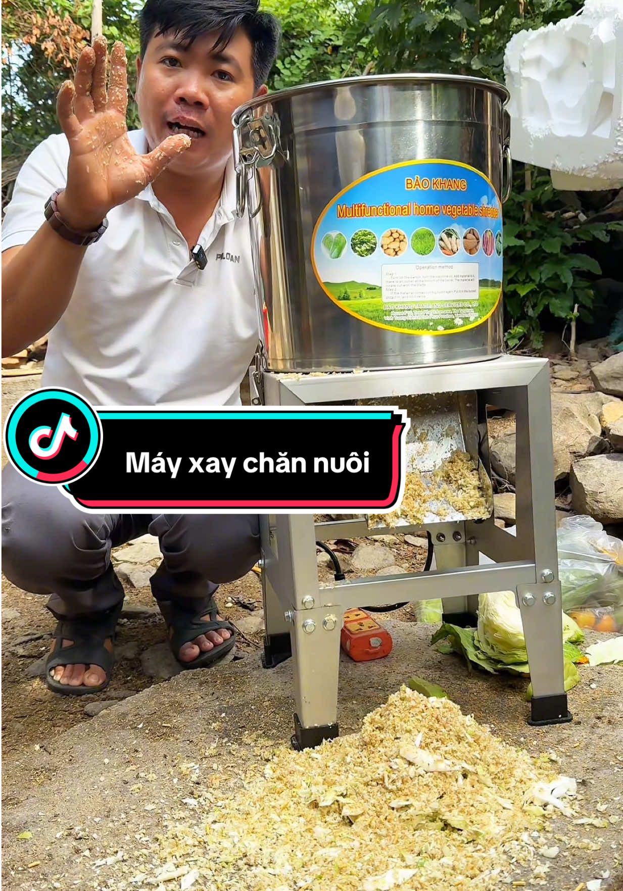 Máy xay rau củ, băm chuối chăn nuôi#tranhongstore #mayxay#mayxaythucanchannuoi 