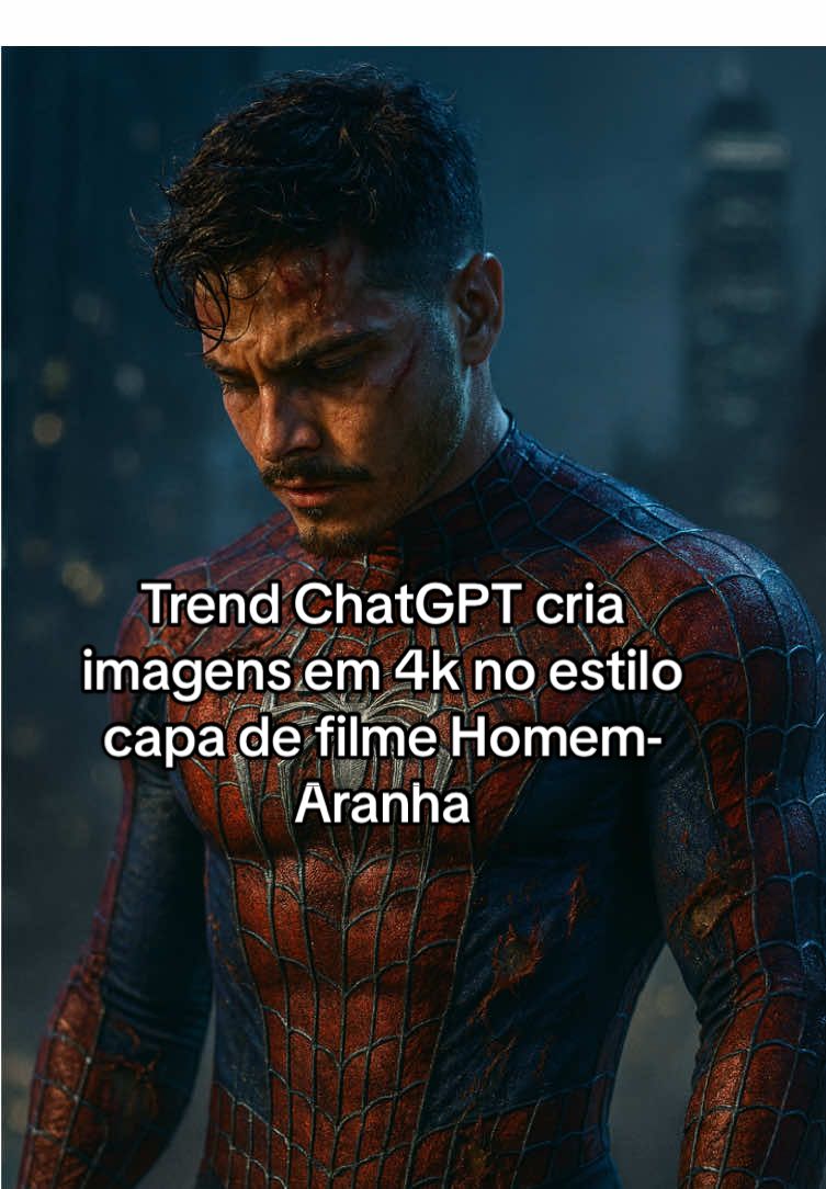 Nova Trend do ChatGPT que cria imagens em 4K no estilo capa de filme Homem-Aranha com o seu rosto, com prontos que eu vou deixar nos comentários você vai virar o super-herói de quadrinhos mais famoso da Marvel o Spider-Man #chatgpt #ia #inteligenciaartificial #homemaranha 