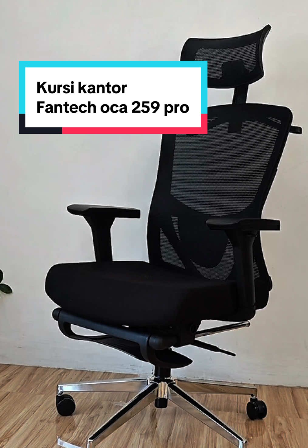 Duduk santai, main makin mantap! 🎮💺 #KursiGaming #Fantech #kursikantor #fantechoca259pro #kursi 