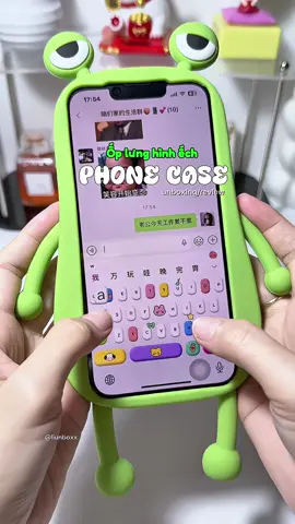 Dùng ốp làm tôi nhớ đến bộ phim tuổi thơ “Hoàng tử ếch”💕😂#Unboxing #phonecase #oplung #ip14 #muataitiktok 