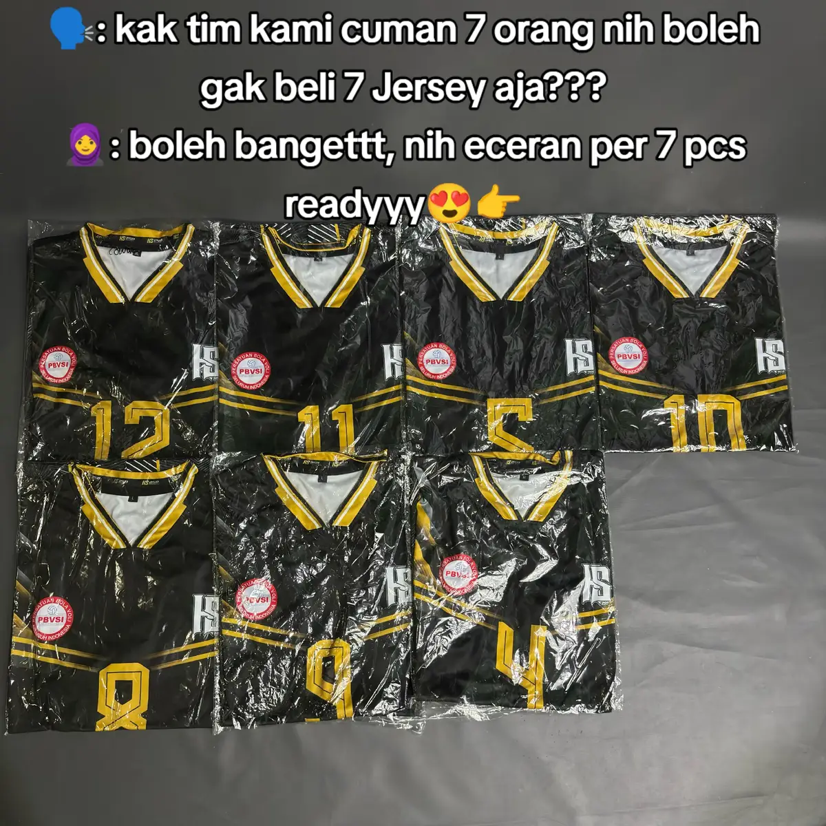 Ready stok jersey voli full printing bahan premium jual lusinan dan eceran😍 📍lokasi: jln cilik riwut 2 perumahan telaga biru 1 blok B10 tembalu madurejo pangkalanbun 🚛 BISA KIRIM KE SELURUH INDONESIA Info order WA:082256252409 (admin fast respon) #volimaniaindonesia #fyp  #jerseyvoli #jerseyfullprinting #nafissportpbun 