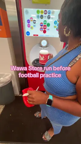 Wawa store run before football practice #fyp #foryou #MomsofTikTok #footballandcheer #mskelianthem8kids 