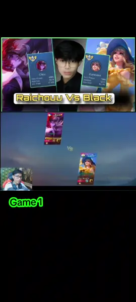Black🇲🇲 Vs Raichouu🇵🇭#MLBB #MLBBMysticMeow #mlbb #creator #bass 