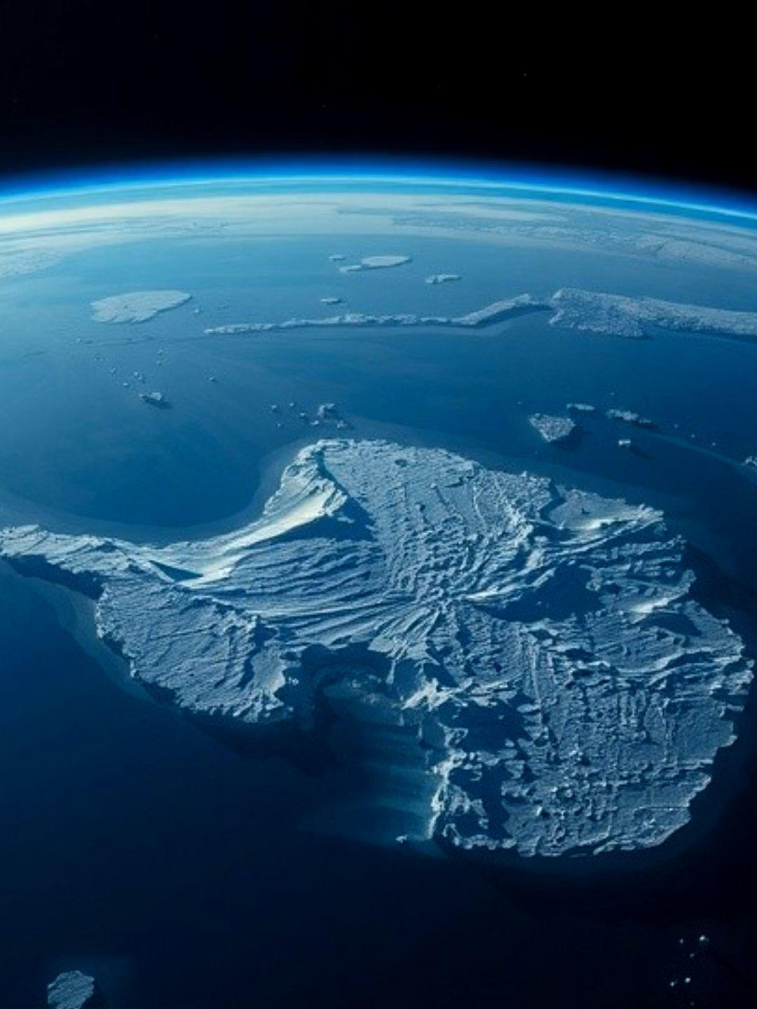 NASA Just Spotted 10 Black Voids Over Antarctica… and It’s NOT Normal #nasafootage #spacephenomena #darkvoids #conspiracytok #volcanicisland