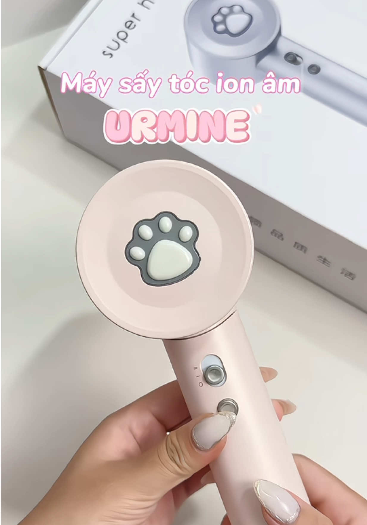 Máy sấy ion âm URMINE giúp tóc bóng khoẻ, mềm mượt hơn ✨ @URMINE VN STORE  #viral #xuhuong #virmine #maysay #maysayion