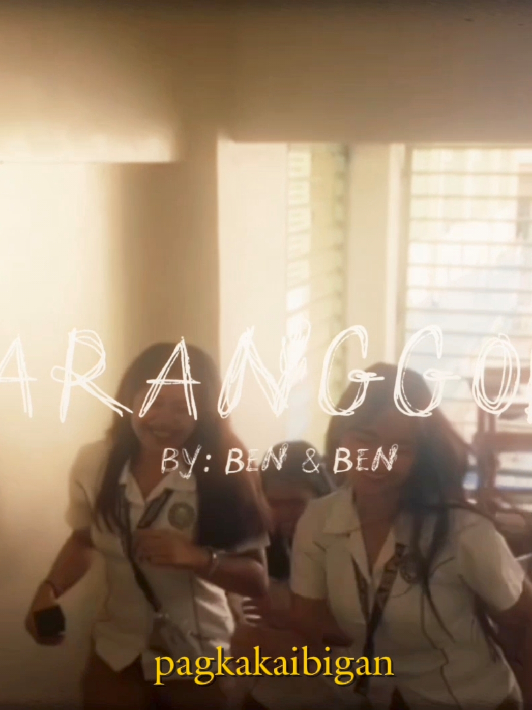 Saranggola By: Ben&Ben  GROUP 3 MUSIC VIDEO ADAPTATION Jaycee Tagle (Leader) Mike Laurence Cabuhal (Videographer/Editor) Jasmine Domdom (owner of the phone we use) Angelyn Cabrera Real  Charmiie Abay  Triscia Deguzman  Jessa Capistrano  Roanne  Segovia Jellean Cielo  Safiyah Alonzo  #fyppppppppppppppppppppppp #fyp #trending #saranggola  #nocopyrightinfringementintendedmusic  #credittotherightfulownerofthisvideo  #hilight  #permissiontotheowner 