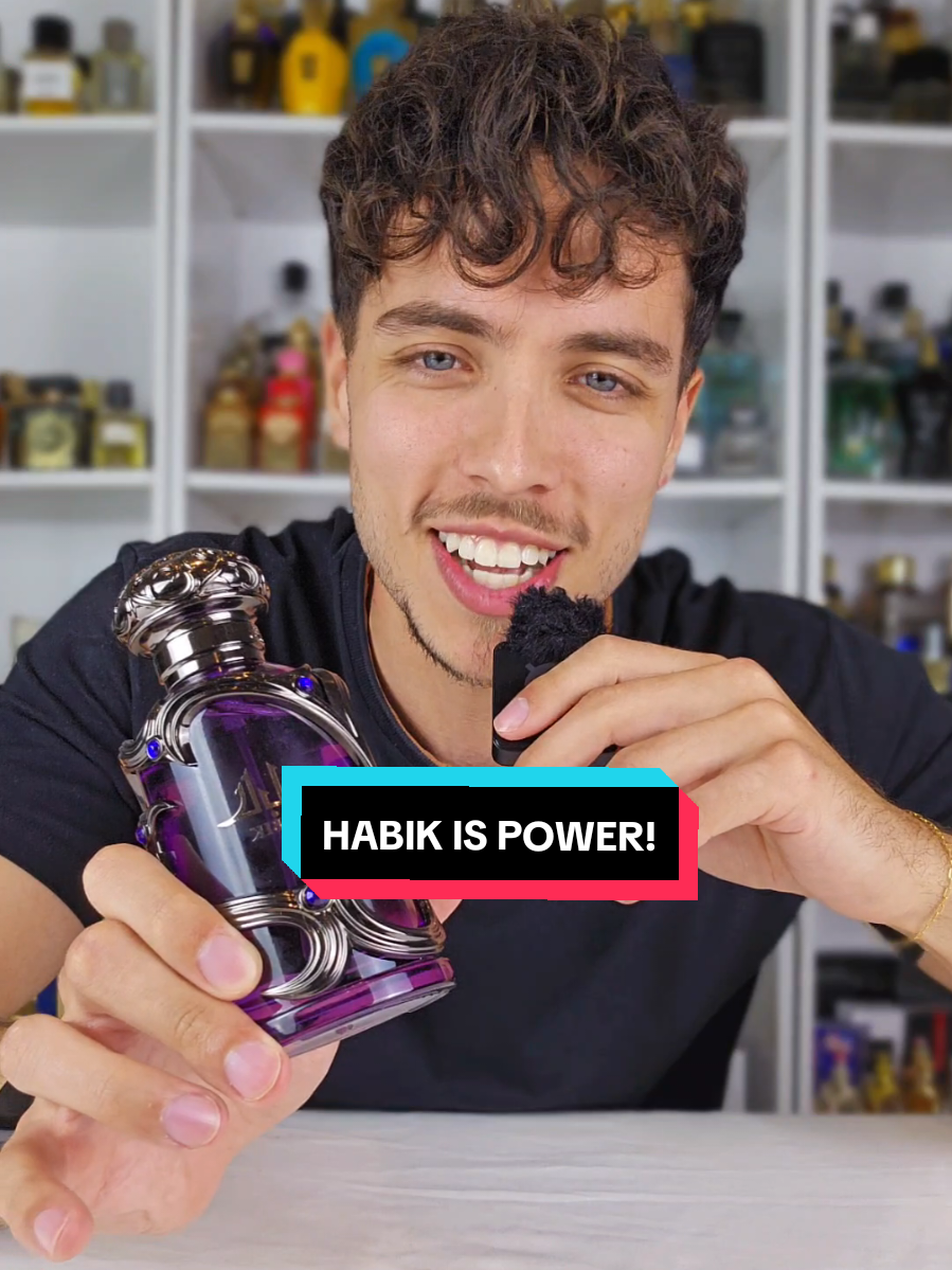 Lattafa's Habik is power in a bottle 🤯 #lattafa #fragrancetiktok #perfumetok #cologne #mensfragrance 
