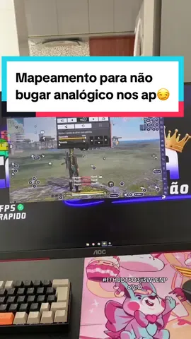 Mapeamento para nos bugar analógico #freefire #emulador #emuladores #freefire_lover #ff2025 