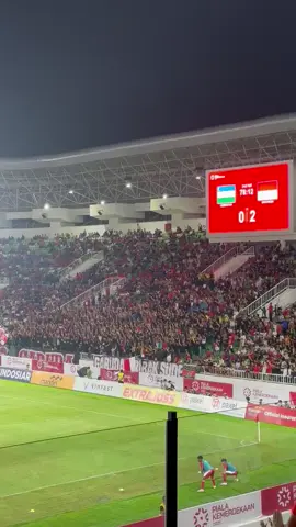 Fulll Penonton || Luar bisa antusiasme suporter #timnasindonesia u17 di #stadionutamasumut 