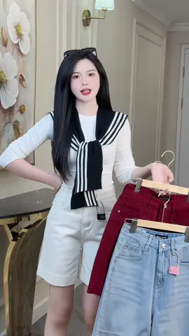Quần ngố jean thêu cún full màu #champhanreview #jeans 