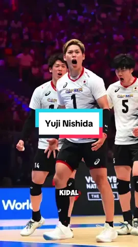 Profile singkat, aksi dan spike Yuji Nishida; Opposite kidal timnas Jepang #voliin #volleyballplayer #volleyballworld #nishida #fypシ゚ 