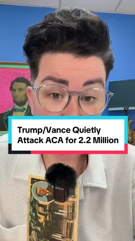Trump/Vance at it again trying to undo Obamas legacy and kick millions off their healthcare plans. Lawsuit pending could stop them!  . This PSA explainer is part of paid work I’m doing with Democracy Forward to bring attention to legal efforts attempting to stop harmful policies from being enacted #democracyforward 