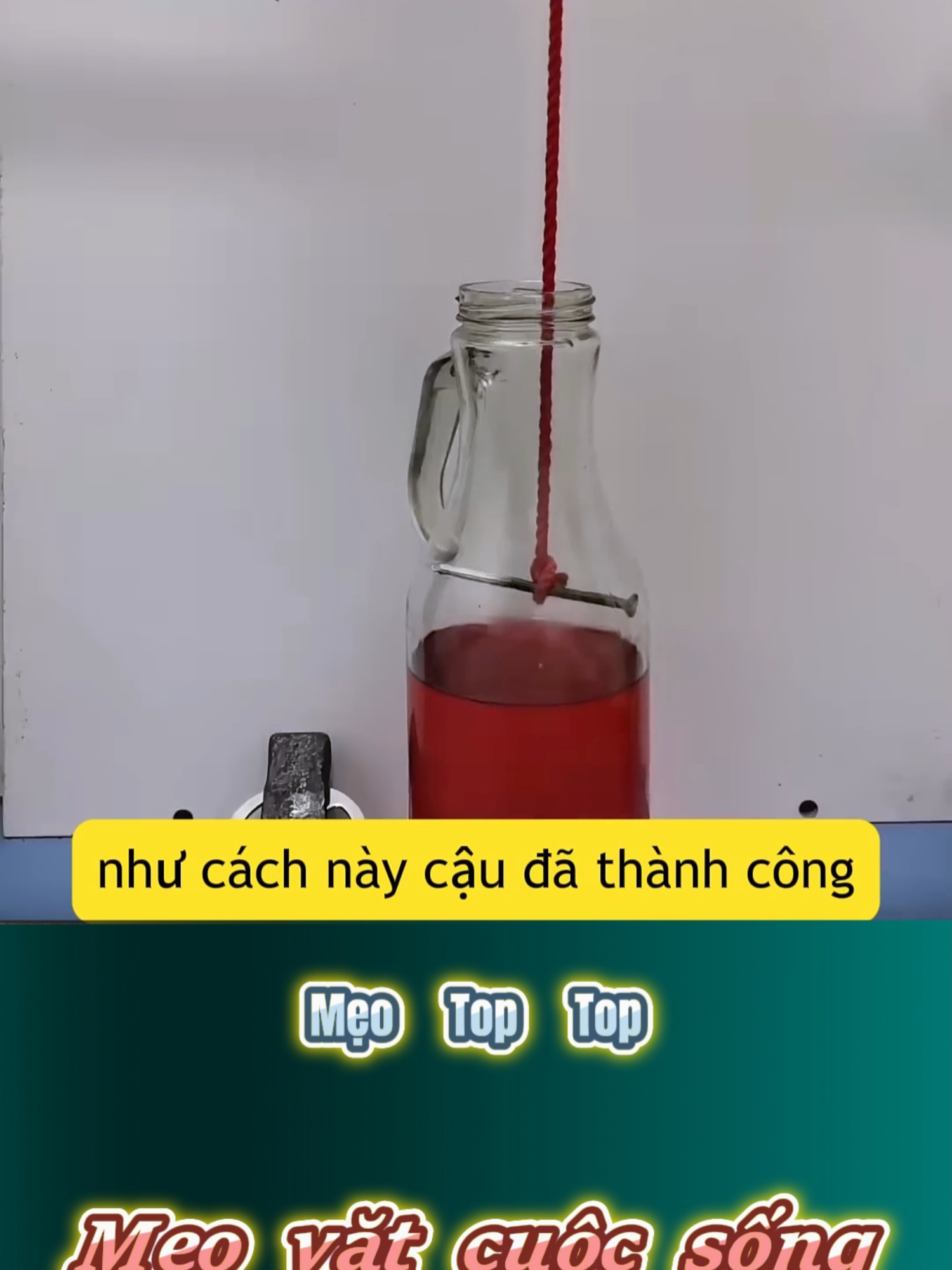 Cách thái dám lấy bô lên khỏi mặt giếng #giaitri #meovatcuocsong  #meotoptop