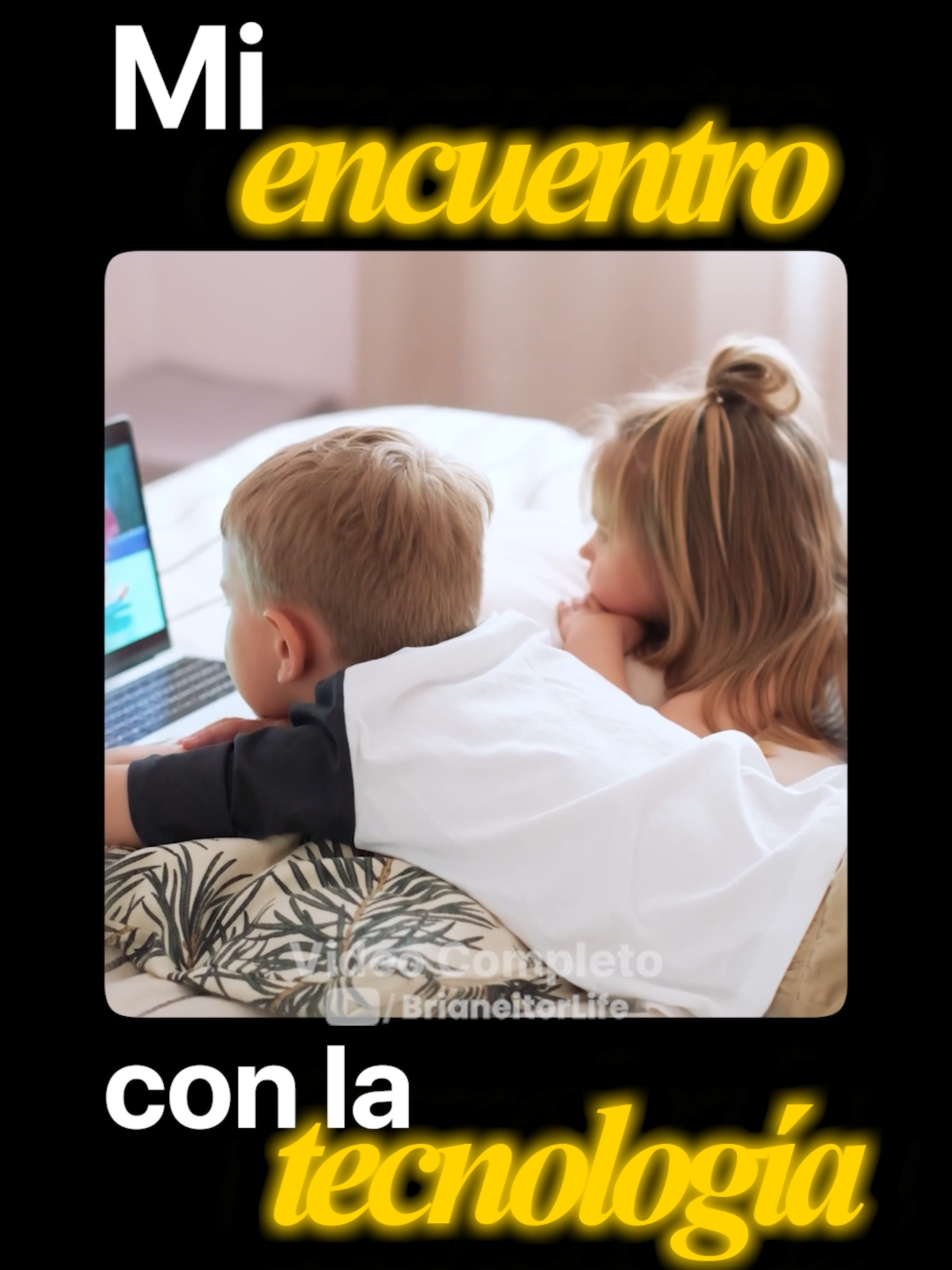 Mis primeros contactos con la tecnología. Video completo en mi canal BrianeitorLife #brianeitor2002