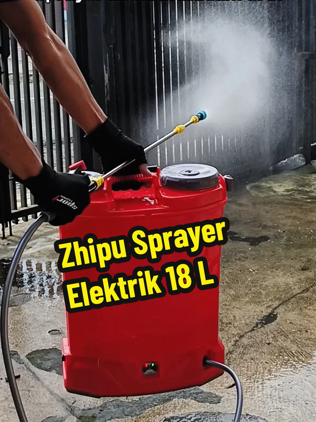 Membalas @bahtiar.tarigan7Sprayer Elektrik Zhipu 18 L Lithium 8 Ah Semburan Kencang Semprotan Pertanian. #sprayerelektrik #semprotanelektrik #semprotanpertanian 