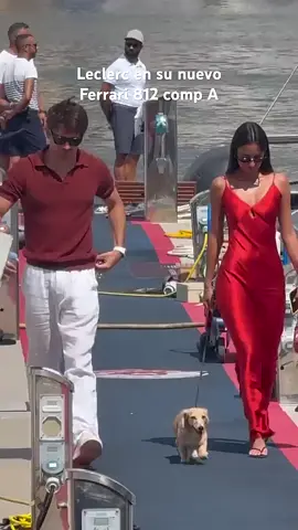 🤩🧡 @Alexandra Saint Mleux @Charles Leclerc #alexandrasaintmleux #charlesleclerc #leoleclerc #fyp #ferrari 