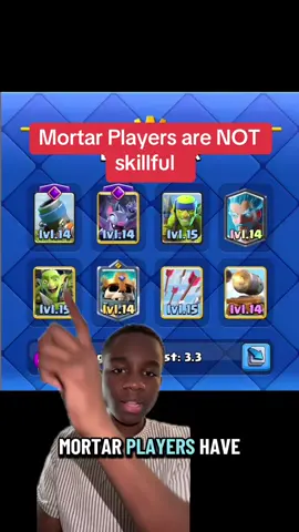 Trying to deal with all their spam is like trying to drink the entire ocean 😪😒 P.S relax in the comments, this ain’t a game I played, I run graveyard 😒 #cr #clashroyale #clashroyalememes #mortar #noskilldeck 