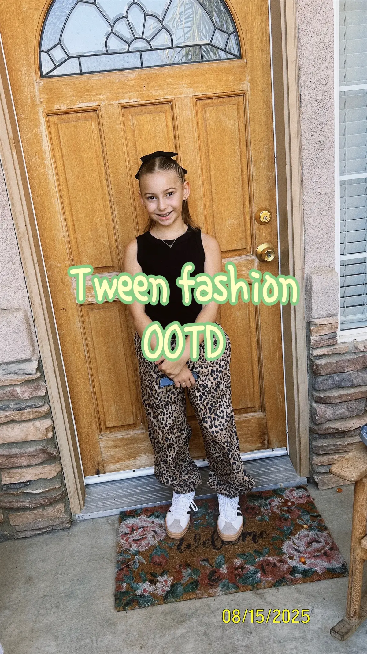 I wish I was as cool as her. @adidas @Old Navy Official #tween #fyp #tweenfashion #OOTD