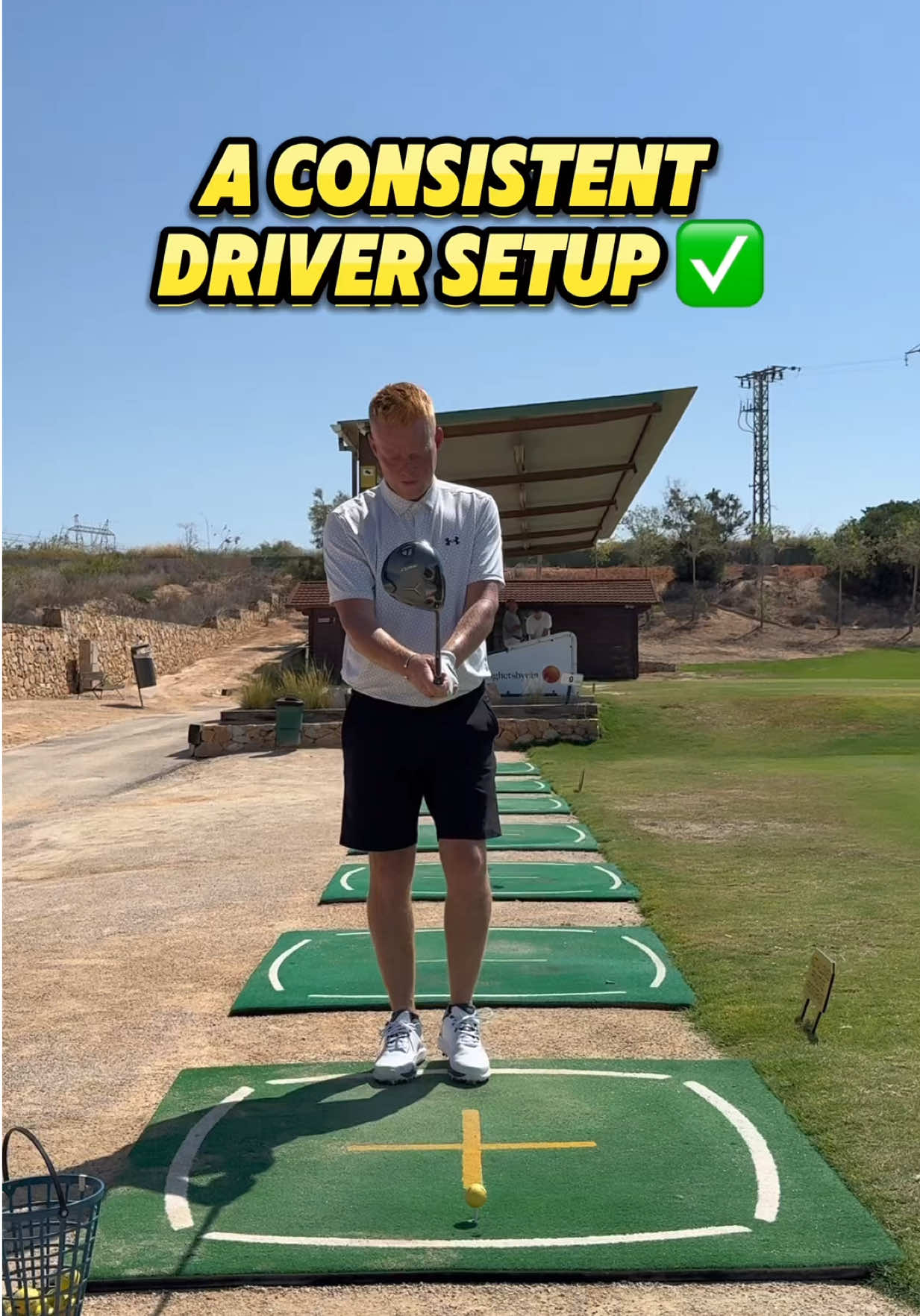 Struggling with Your Driver? It Might Be Your Setup 🏌️‍♂️💥 If your driver feels inconsistent, your setup could be the culprit. Here’s a quick drill to build the perfect driver stance: 1️⃣ Start with feet together, ball in the middle. 2️⃣ Step your left foot out and flare it slightly. 3️⃣ Step your right foot out wide, just outside your shoulder. 4️⃣ Tilt your spine away from the target… and go! This simple sequence helps maximize distance, increase launch, and reduce spin. You don’t need to do it every shot on the course — but practice it to make it a habit!  #golf #golfswing #golftips #golftiktok #golftok 