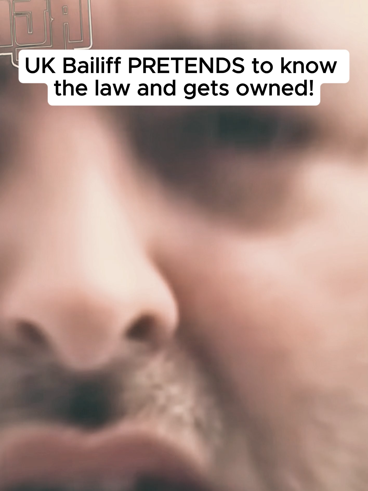 UK Bailiff PRETENDS to know the law and gets owned!#audit #audituk #cops