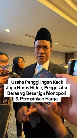 Pengusaha beras yang besar jangan zolim sama penggilingan kecil, kasih ruang mereka berusaha #andiamransulaiman #amransulaiman #menteripertanian #berasoplosan #beras 