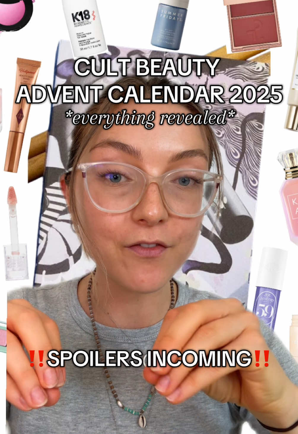 Full product reveal of the @Cult Beauty 2025 beauty advent calendar?!?! What do we think, I’m impressed… fragrances may be excluded from the Europe advent and price may vary, not 100% sure as of yet. #BeautyTok #beautyadvent #beautyadventcalendar #adventcalendar #christmas2025 #makeupunboxing #beautydeals #makeupdeals #patrickta #natashadenona #kayali #soldejaneiro #makeupminis #newbeauty #charlottetilbury #k18 #medik8 #saiebeauty #viralmakeup #viralbeauty #skincare #vieve #hudabeauty #gisou #lipoil