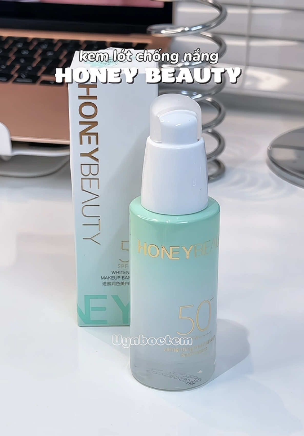 Kem lót vừa chống nắng vừa dưỡng ẩm sâu, ko lo mốc nền nữa nè #kemlot #kemlothoneybeauty #kemlottrangdiem #kemlotchongnang #xuhuong 